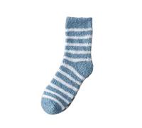 GIJMZY Calcetines Mullidos 3 piezas almazuela de rayas calcetín de hombre lana Coral for hombres calcetines equipo blanco algodón coreano suave medias Otoño Invierno Casual comodidad(5)