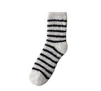 GIJMZY Calcetines Mullidos 3 piezas almazuela de rayas calcetín de hombre lana Coral for hombres calcetines equipo blanco algodón coreano suave medias Otoño Invierno Casual comodidad(2)