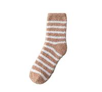 GIJMZY Calcetines Mullidos 3 piezas almazuela de rayas calcetín de hombre lana Coral for hombres calcetines equipo blanco algodón coreano suave medias Otoño Invierno Casual comodidad(3)