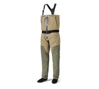 GIJMZY Pantalones Vadeo Aves zancudas Convertibles Respirables de la Pesca con Mosca de la Cintura del Pecho con la Cremallera
