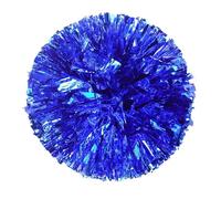 GIJMZY Pompones Animadora Pompones de Animadora de plástico con Doble Agujero y Mango metálico for Club Deportivo, decoración for Fiestas de Baile, 1 Unidad(Color 2)