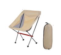 GIJMZY Silla de Camping Silla Plegable portátil for Acampar, Silla con Forma de Luna for Exteriores, Plegable for Senderismo, Picnic, Pesca, Silla turística for Caminata Natural(05)