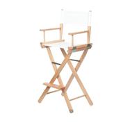 GIJMZY Silla Plegable Camping Silla de Director versátil de Madera Maciza, Taburete Alto Plegable de Lona, Silla de Oficina Multiusos, Silla de Maquillaje, Asiento portátil y cómodo(Color18)