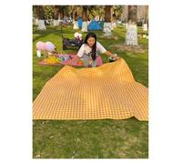 GIJMZY Thiened Portable Waterproof Picnic Mat Outdoor Ass Lawn CAM Spring Outing Field Leisure Sitting Pad(【 2m*3m 】 6 People)