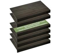 Giklux 6 fundas de alambre para estante de madera de despensa, 24 pulgadas de ancho x 16 pulgadas de profundidad (listas para usar), cubiertas de estante de madera sintética para estantes de alambre
