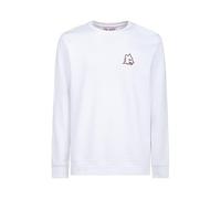 GIL S.R.L. Roma Lupa 3D Sudadera Blanca Man S, Blanco, S