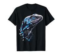 Gila-Monster Animal Motif Dibujo Ojos Azules Obra De Arte Camiseta