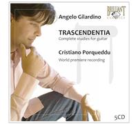 GILARDINO: Trascendentia, Complete studies for Guitar [CD de audio] Cristiano Porqueddu and Gilardino