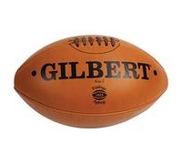 Gilbert Balón de Rugby Vintage, Marrón, Talla 5