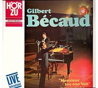 Gilbert Becaud - Becaud, Gilbert / "Monsieur 100 000 Volt" persönlich! / LIVE International / Bildhülle mit ORIGINAL Firmen Werbe-Innenhülle / HÖR ZU # SHZE 203 / Deutsche Pressung / 12 Zoll Vinyl Langspiel-Schallplatte /