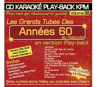 Gilbert Bécaud - CD Karaoké Play-Back KPM Vol.38 "Tubes Années 60 Au Masculin"