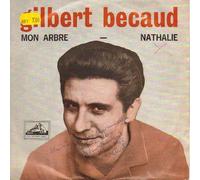 Gilbert Bécaud - Gilbert Bécaud : l'aventure - Nathalie - mon arbre -ma souris danse disque la voix de son maitre n° EGF 701 tous nos disques sont d'occasion bon état