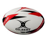 Gilbert G-TR3000 Pelota de Rugby, Unisex Adulto, Rojo, 3