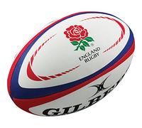 Gilbert Inglaterra Rugby Pelota - Blanco/Rojo, Mini
