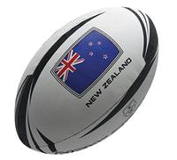 Gilbert New Zealand Supporter - Pelota de Rugby (Talla 5)