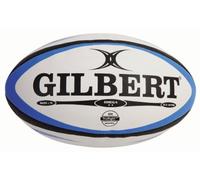 Gilbert Omega - Balón de rugby para hombre, tamaño 3, color azul / negro