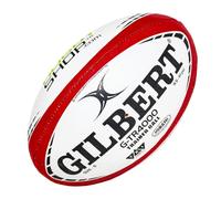 Gilbert Rugby Ball G-TR4000 Rojo Entrenamiento Talla 5
