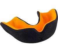 Gilbert X Brace Dual Density Protector bucal, Adultos Unisex, Negro/Naranja, Senior