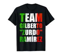 Gilberto Zurdo Ramírez Sánchez The Mexican Style Boxing Camiseta gráfica económica, Hombre, Negro, M