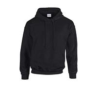 Gildan 18500 50/50 Sudadera con capucha para hombre monocolor Negro XXXXXL