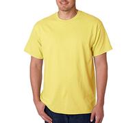 Gildan 5000 Mens Short Sleeve Heavy Cotton T-Shirt Tee - Cornsilk - Medium