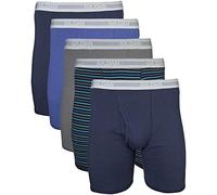 Gildan. Calzoncillos tipo bóxer de pierna regular para hombre - azul - Small