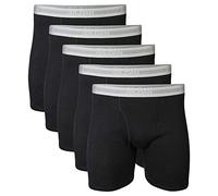Gildan. Calzoncillos tipo bóxer de pierna regular para hombre - negro - X-Large
