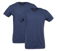 Gildan Camisa para Hombre (Paquete de 2), Azul Marino, 3XL