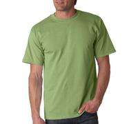 Gildan - Camiseta básica de manga corta Modelo Ultra Cotton para hombre caballero (Extra Grande (XL)/Verde kiwi)