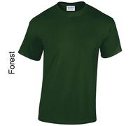 Gildan Camiseta Cuello Redondo Algodón Jersey Manga Corta Multipack
