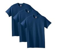 Gildan Camiseta de Algodón Grueso, Estilo G5000, para Hombre, Azul (Navy), L