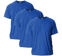 Gildan Camiseta de algodón para Hombre, Estilo G2000, Multipack, Royal (Paquete de 3), Large