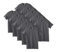 Gildan Camiseta de algodón Pesado para Adultos, Gris Oscuro, 3XL para Hombre
