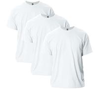 Gildan Ultra Cotton T-Shirt, Style G2000, Multipack Camiseta, Blanco (Pack De 3), 5XL Unisex Adulto