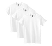 Gildan Camiseta de manga corta unisex (G5000), de algodón (paquete de varias camisetas), blanco (3-Pack), 3X-Large