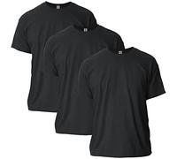 Gildan Camiseta de Ultra Cotton, Estilo G2000, T-shirt para Hombre, Negro (Black), XL (Paquete de 3)