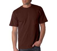 GILDAN Camiseta G2000 Ultra Algodón Adulto Camisa, Opaco, marrón Chocolate, L para Hombre