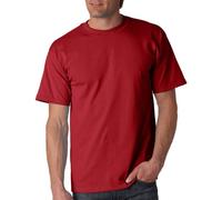 GILDAN Camiseta G2000 Ultra Algodón Adulto Camisa, Opaco, Rojo Cardenal, L para Hombre