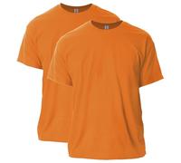 Gildan Camiseta para Hombre (Paquete de 2), Naranja, M