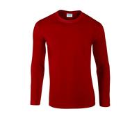 Gildan - Camiseta Softstyle Lisos de Manga Larga para Adultos Unisex