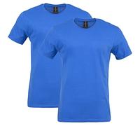 Gildan Softstyle Cotton T-Shirt, Style G64000, Multipack Camisa, Royal (Paquete de 2), XL (Pack de 2) Unisex Adulto