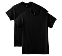 Gildan Dryblend T-Shirt, Style G8000, Multipack Camiseta, Negro (2 Paquetes), L (Pack de 2) Unisex Adulto