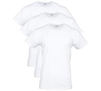 Gildan Camisetas elásticas de algodón, múltiple Ropa Interior, Blanco ártico (Paquete de 3), Large (Pack de 3) para Hombre