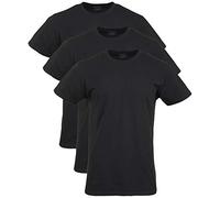 Gildan Cotton Stretch T-Shirts, Multipack Ropa Interior, Hollín Negro (Paquete de 3 Unidades), Large (Pack de 3) para Hombre