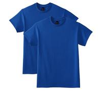 Gildan Dryblend - Camiseta para Adultos, Paquete de 2 - Azul - Medium