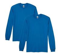 GILDAN Dryblend Long Sleeve T-Shirt, Style G8400, 2-Pack Camisa, Azul Cobalto, M (Pack de 2) para Hombre