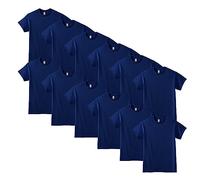 Gildan Dryblend T-Shirt, Style G8000, Multipack Camiseta, Azul Marino (Paquete de 12), XL (Pack Unisex Adulto