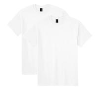 Gildan Dryblend T-Shirt, Style G8000, Multipack Camiseta, Blanco 2 Piezas (White (2-Pack), S (Pack de 2) Unisex Adulto