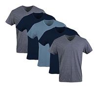 Gildan estilo G1103 Camiseta para hombre con cuello de pico, paquete de varias unidades, Small