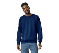 Gildan Fleece Crewneck Sweatshirt, Style G18000, Multipack Sudadera, Opaco, Marino, Medium Unisex Adulto